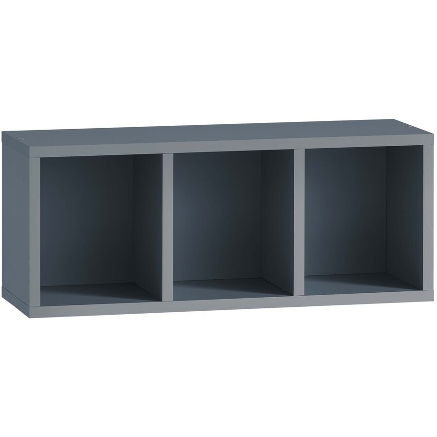 Regal Elmeri Blau/Grau Holzwerkstoff 60 cm 25 cm - Farbe: graublau - Regal