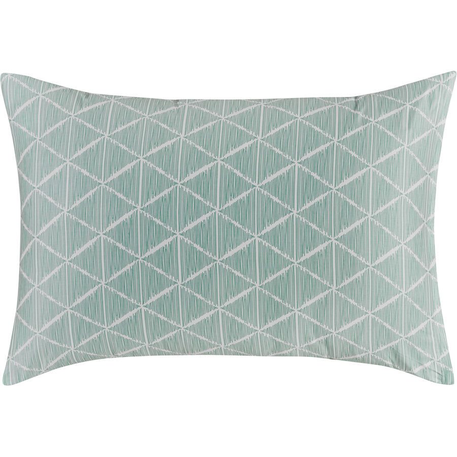 Esprit Kissenbezug Julien Blau Baumwolle 65 cm 65 cm - Farbe: Aqua - Kissenbezug