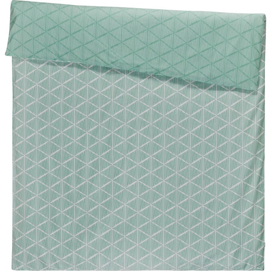 Esprit Duvetbezug Julien Blau Baumwolle 210 cm 160 cm - Farbe: acqua - Duvetbezug