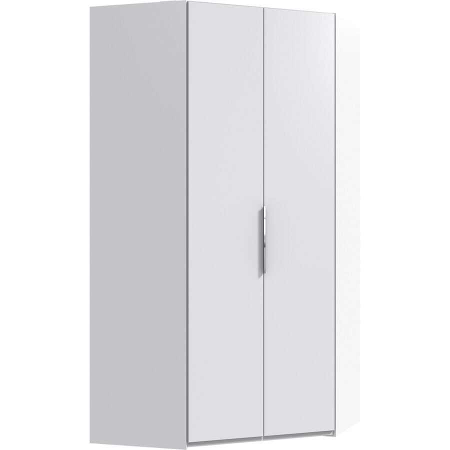 Kleiderschrank Sanko Weiss Holz 120 cm 120 cm 236 cm - Material: Holzwerkstoff - Kleiderschrank