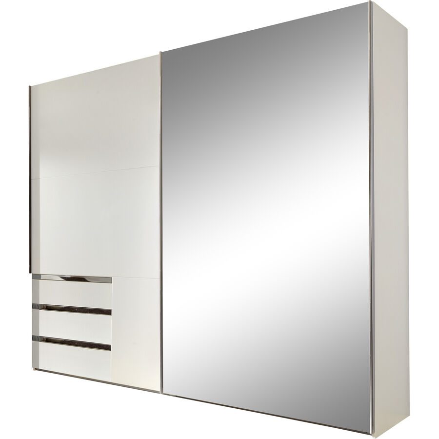 Kleiderschrank Sanko Weiss Holz 250 cm 65 cm 216 cm - Material: Holzwerkstoff - Kleiderschrank
