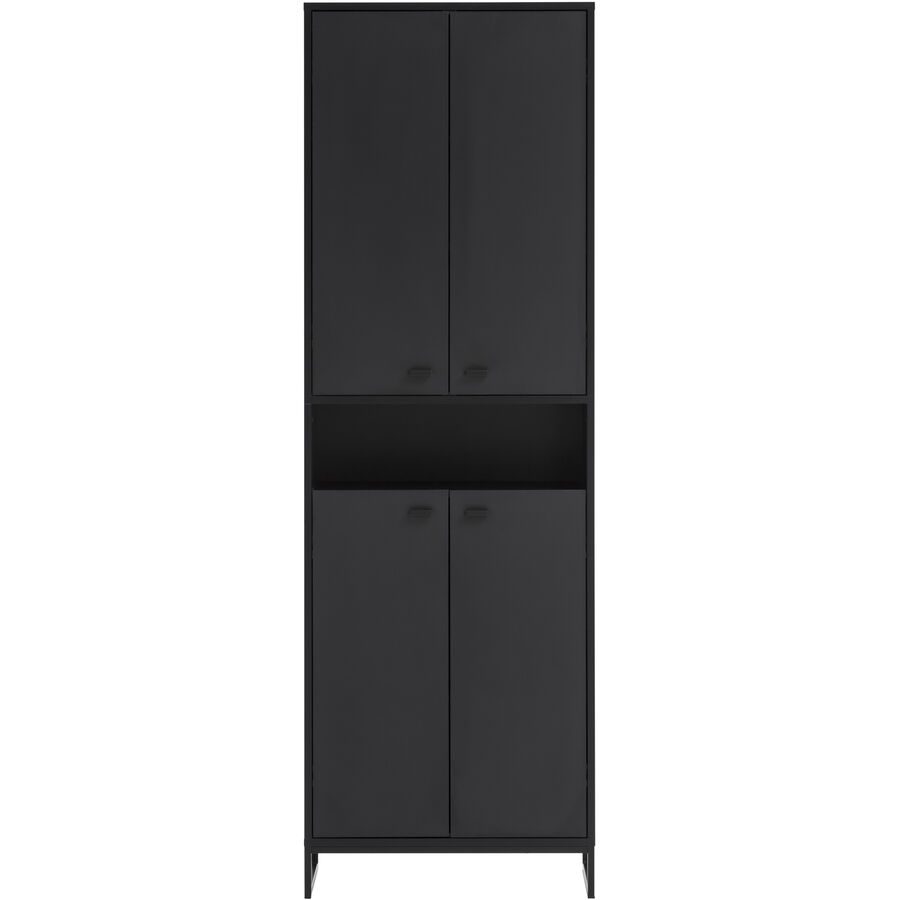 Schuhschrank Janine Schwarz Holzwerkstoff 60.2 cm 185.5 cm - Schuhschrank