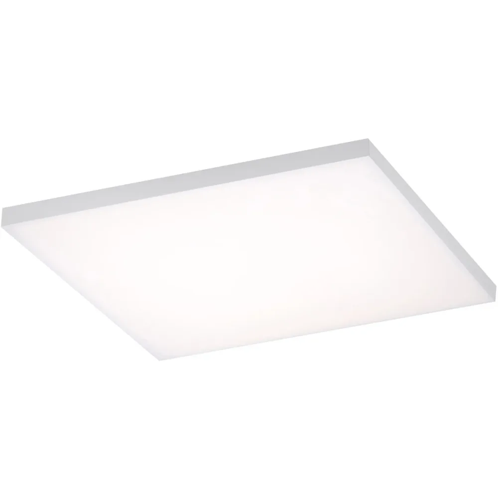 Deckenlampe Q-Frameless Weiss Aluminium 30 cm 6.8 cm - LED - Lichtfarbe: Extra warmweiss - Tageslichtweiss - Deckenlampe- LED Energiesparlampe