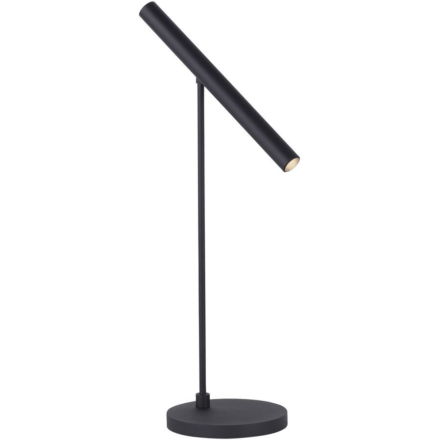 Tischlampe Pure-Tutua Schwarz Aluminium 14 cm 42 cm - LED - Lichtfarbe: Extra warmweiss - Tageslichtweiss - Tischlampe- LED Energiesparlampe