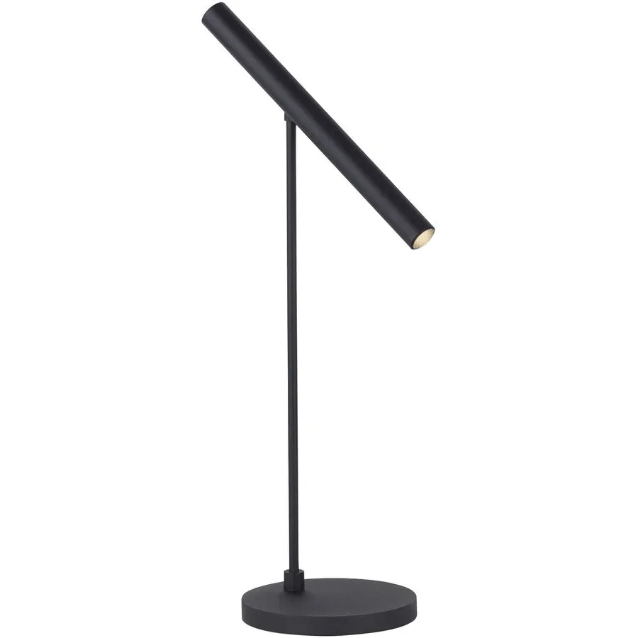 Tischlampe Pure-Tutua Schwarz Aluminium 14 cm 42 cm - LED - Lichtfarbe: Extra warmweiss - Tageslichtweiss - Tischlampe- LED Energiesparlampe