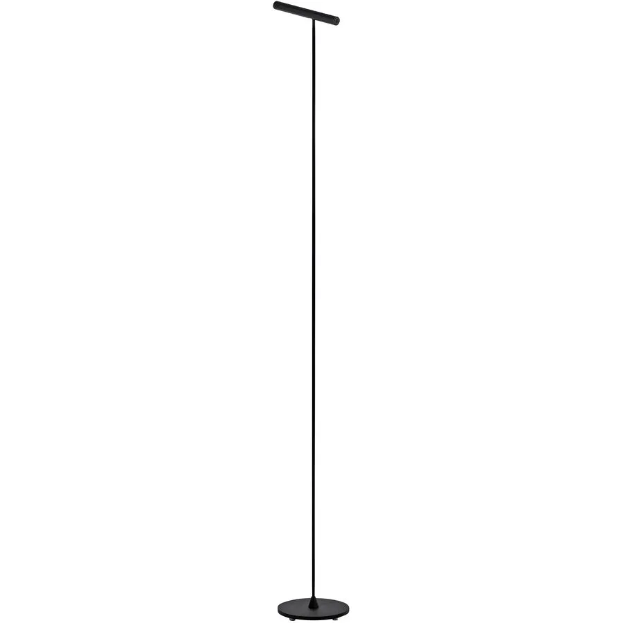 Stehlampe Pure-Tutua Schwarz Aluminium 20.2 cm 170.5 cm - LED - Lichtfarbe: Warmweiss - Stehlampe- LED Energiesparlampe