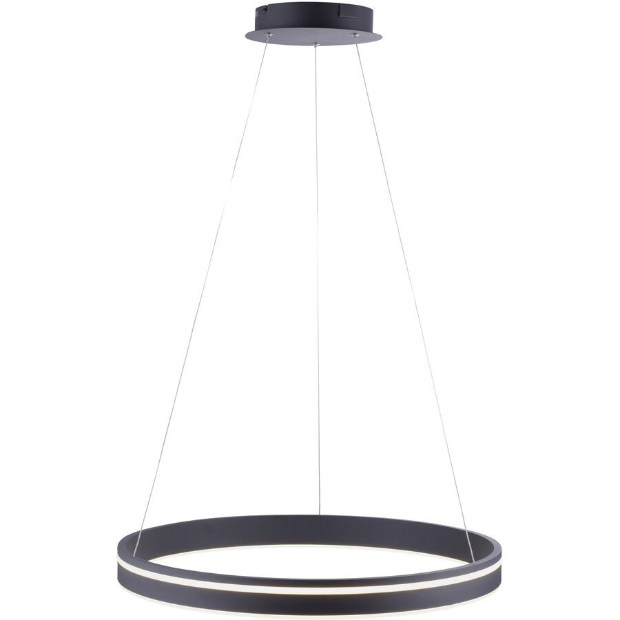 Pendellampe Q-Vito Bronze Eisen 59 cm 120 cm - Farbe: messing matt - LED - Lichtfarbe: Extra warmweiss - Tageslichtweiss - Pendellampe- LED