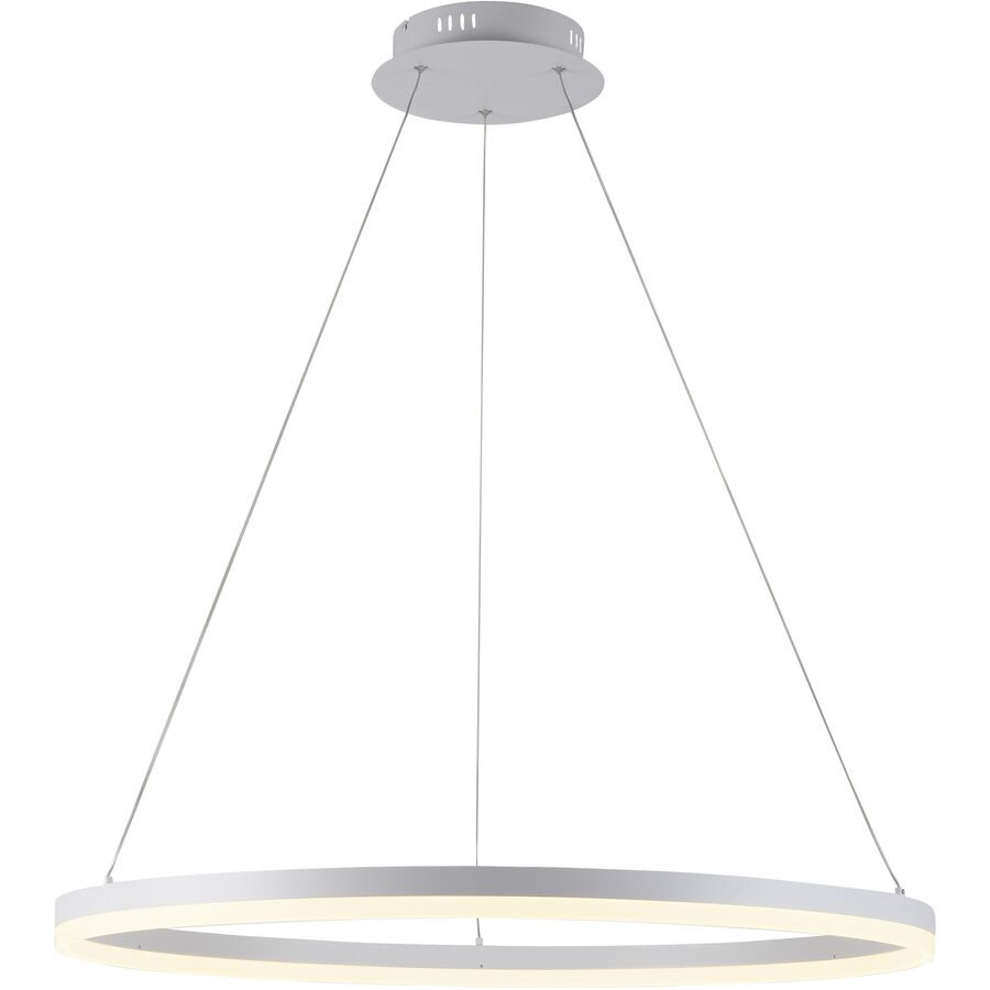 Pendellampe Q-Vito Bronze Eisen 59 cm 120 cm - Farbe: messing matt - LED - Lichtfarbe: Warmweiss - Pendellampe- LED Energiesparlampe