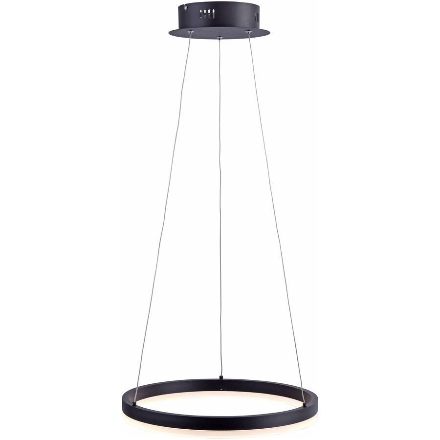Pendellampe Q-Vito Bronze Eisen 59 cm 120 cm - Farbe: messing matt - LED - Lichtfarbe: Warmweiss - Pendellampe- LED Energiesparlampe