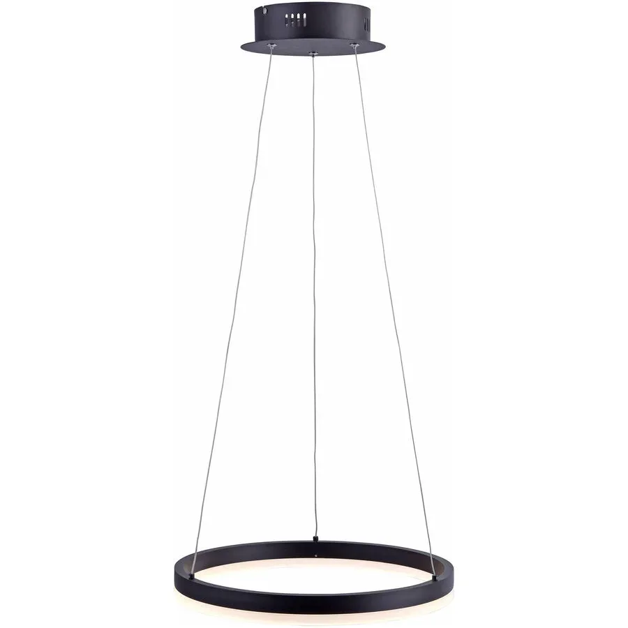 Pendellampe Q-Vito Bronze Eisen 59 cm 120 cm - Farbe: messing matt - LED - Lichtfarbe: Warmweiss - Pendellampe- LED Energiesparlampe