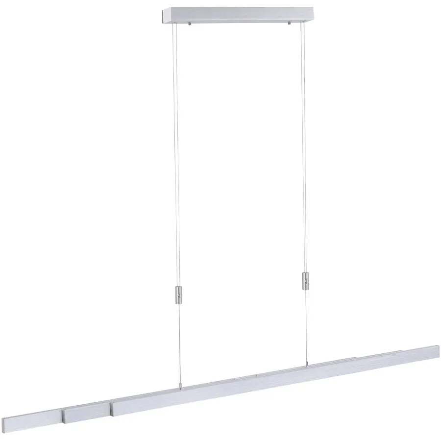 Pendellampe Adriana Braun Aluminium 5.5 cm 100 cm Höhenverstellbar (manuell) - LED - Lichtfarbe: Extra warmweiss - Pendellampe- LED Energiesparlampe