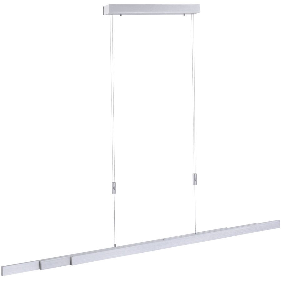 Pendellampe Adriana Braun Aluminium 5.5 cm 100 cm Höhenverstellbar (manuell) - LED - Lichtfarbe: Extra warmweiss - Pendellampe- LED Energiesparlampe