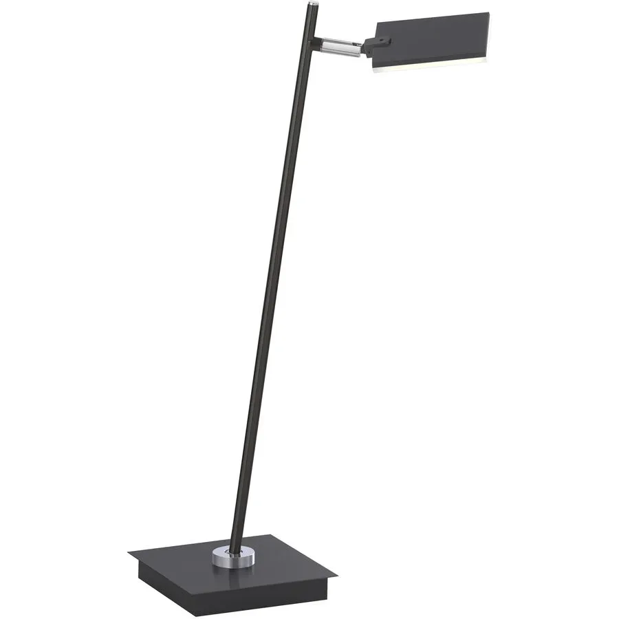Tischlampe Pure-Mira Schwarz Kunststoff 16.5 cm 52 cm - LED - Lichtfarbe: Extra warmweiss - Tageslichtweiss - Tischlampe- LED Energiesparlampe
