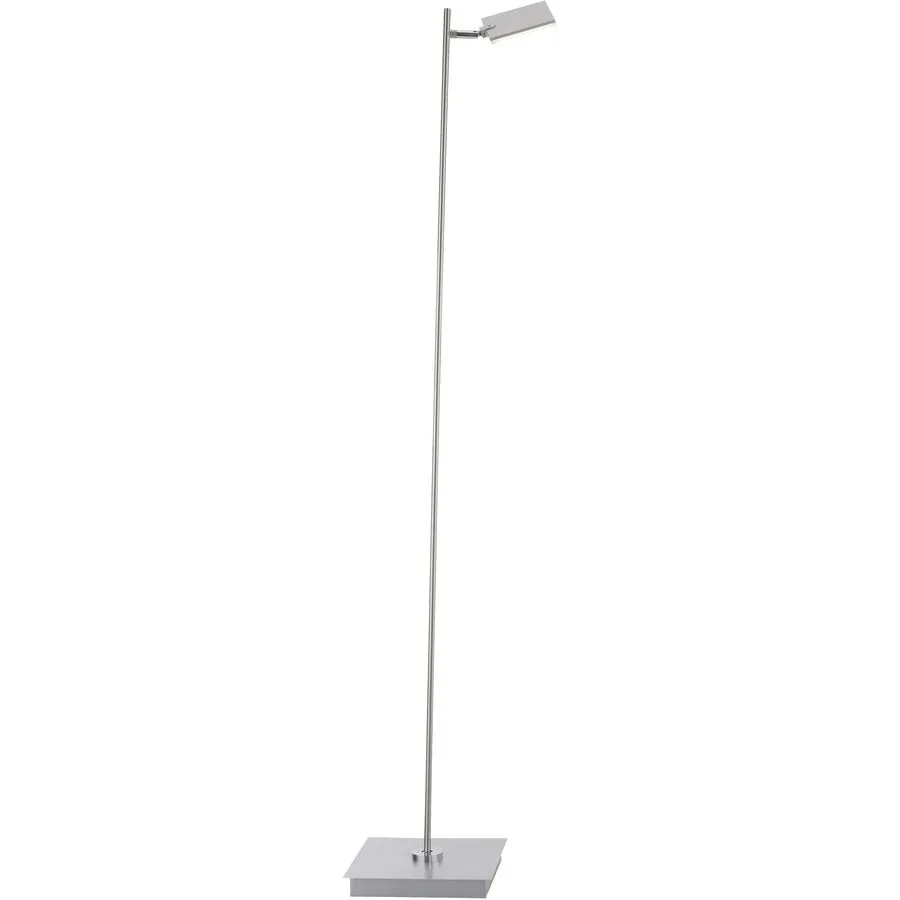 Leselampe Pure-Mira Silber Kunststoff 22 cm 129 cm - LED - Lichtfarbe: Extra warmweiss - Tageslichtweiss - Leselampe- LED Energiesparlampe