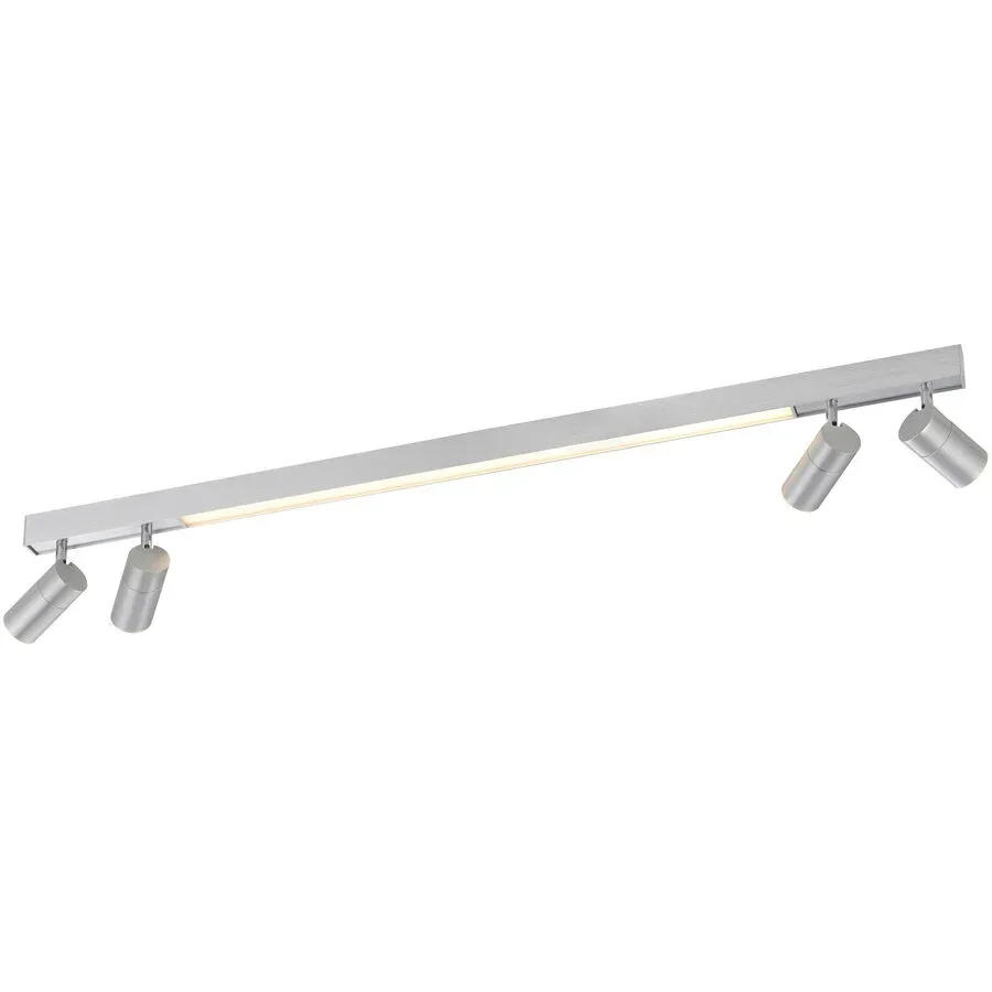 Deckenlampe Q-Frameless Weiss Aluminium 30 cm 6.8 cm - LED - Lichtfarbe: Extra warmweiss - Tageslichtweiss - Deckenlampe- LED Energiesparlampe