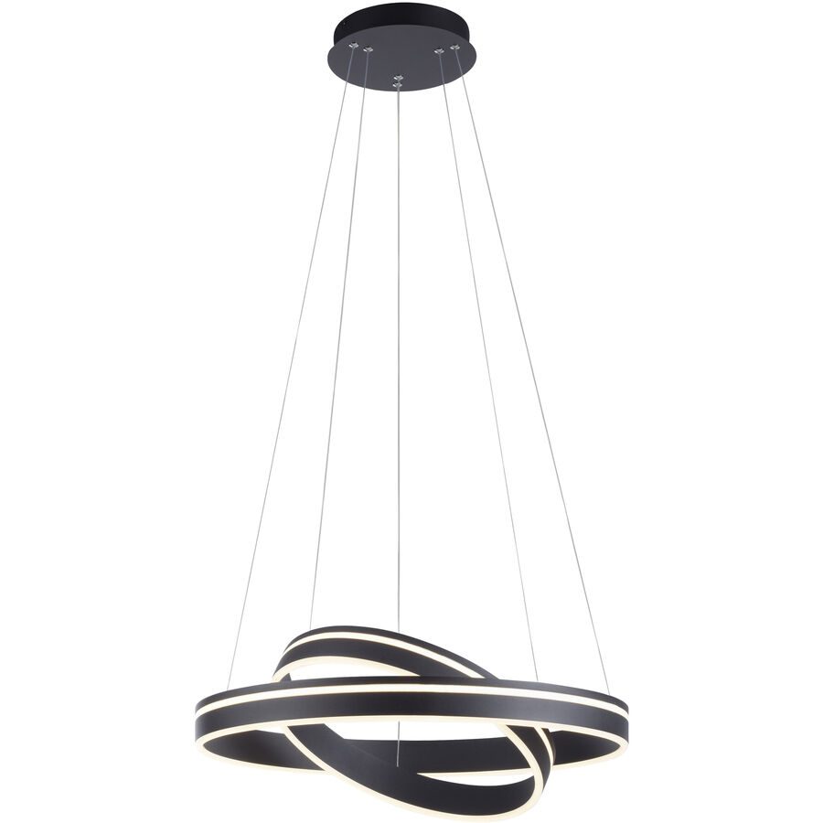 Pendellampe Q-Vito Bronze Eisen 59 cm 120 cm - Farbe: messing matt - LED - Lichtfarbe: Extra warmweiss - Tageslichtweiss - Pendellampe- LED