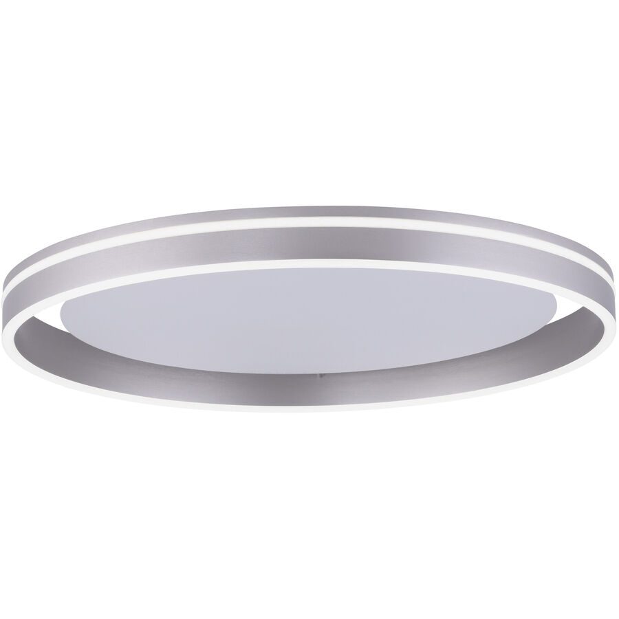 Deckenlampe Q-Frameless Weiss Aluminium 30 cm 6.8 cm - LED - Lichtfarbe: Extra warmweiss - Tageslichtweiss - Deckenlampe- LED Energiesparlampe