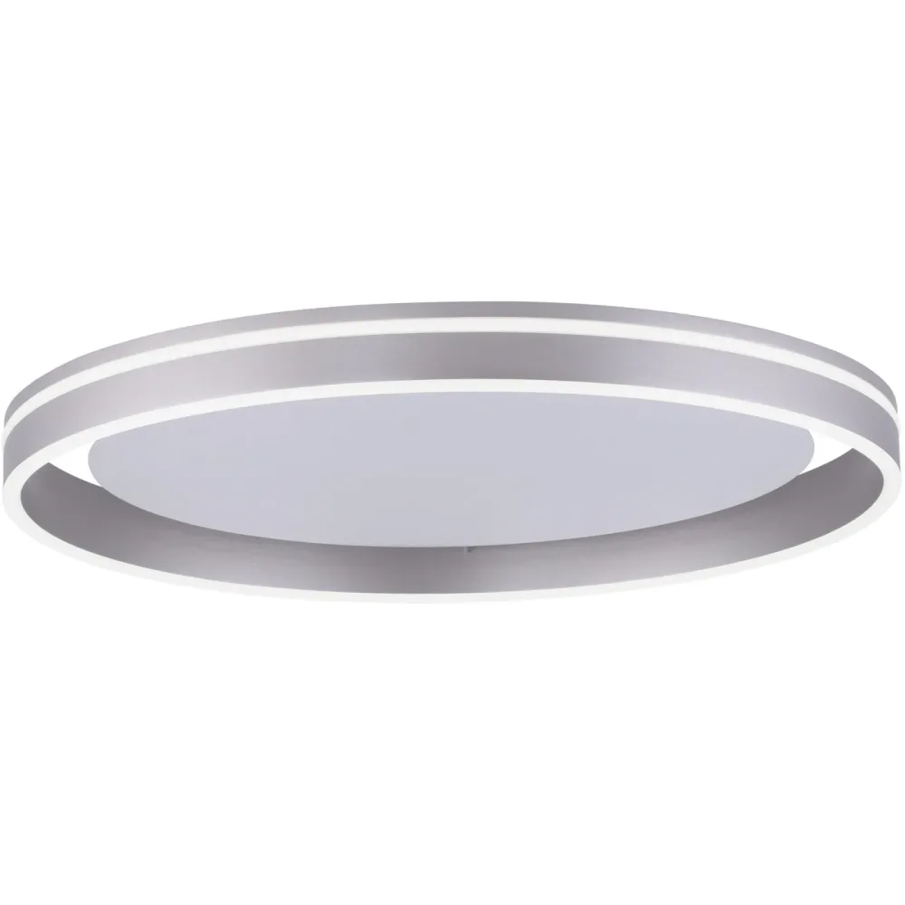 Deckenlampe Q-Frameless Weiss Aluminium 30 cm 6.8 cm - LED - Lichtfarbe: Extra warmweiss - Tageslichtweiss - Deckenlampe- LED Energiesparlampe