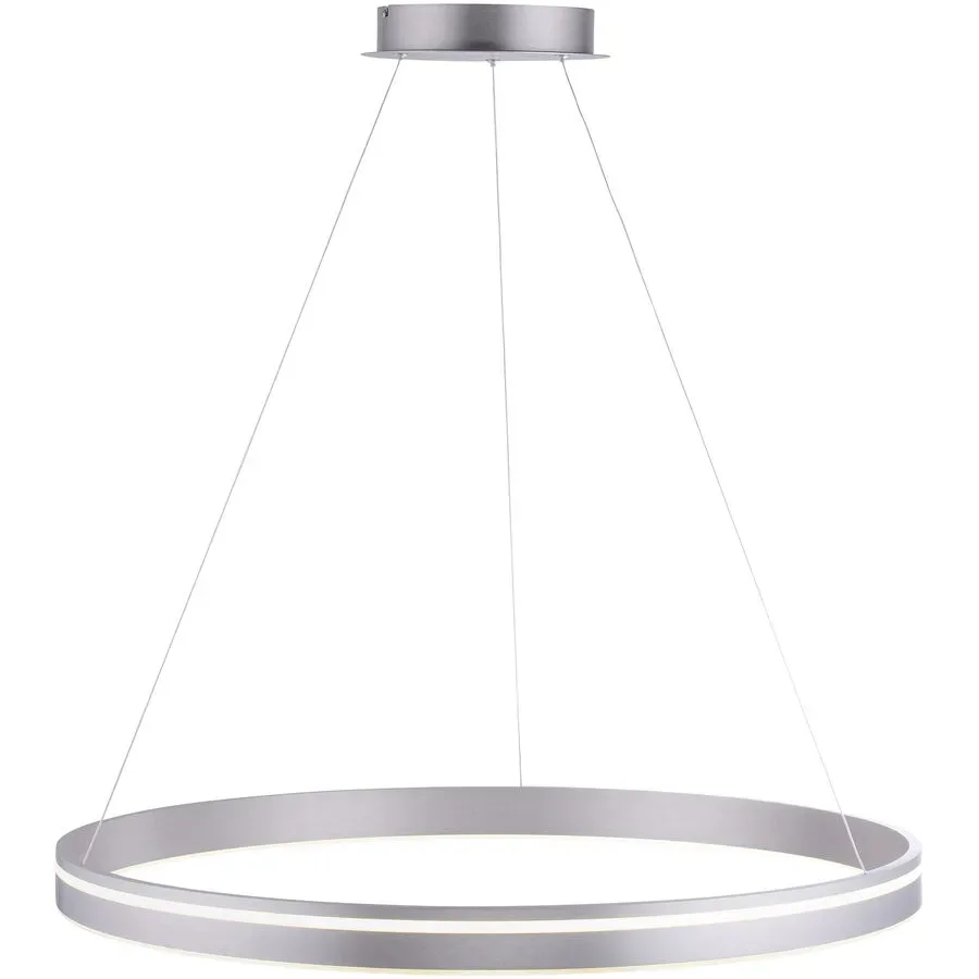 Pendellampe Q-Vito Bronze Eisen 59 cm 120 cm - Farbe: messing matt - LED - Lichtfarbe: Extra warmweiss - Tageslichtweiss - Pendellampe- LED
