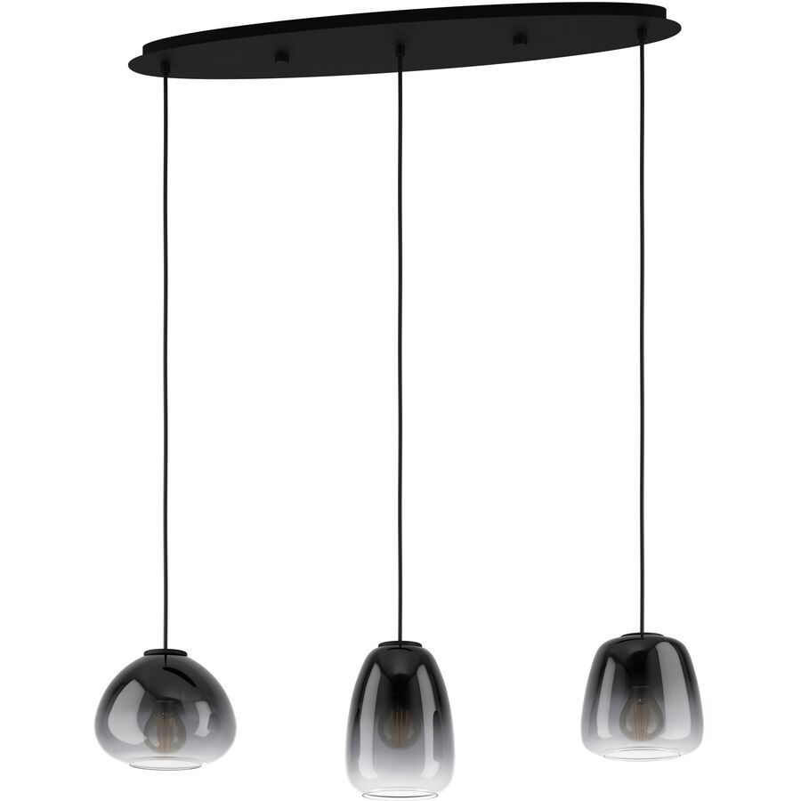 Eglo Pendellampe Aguilares Schwarz Stahl 19.5 cm 104.5 cm - Pendellampe