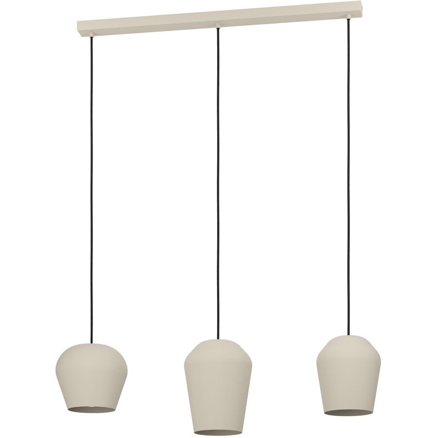 Eglo Pendellampe Cambaito Beige Stahl 19.5 cm 110 cm - Farbe: sand - Pendellampe