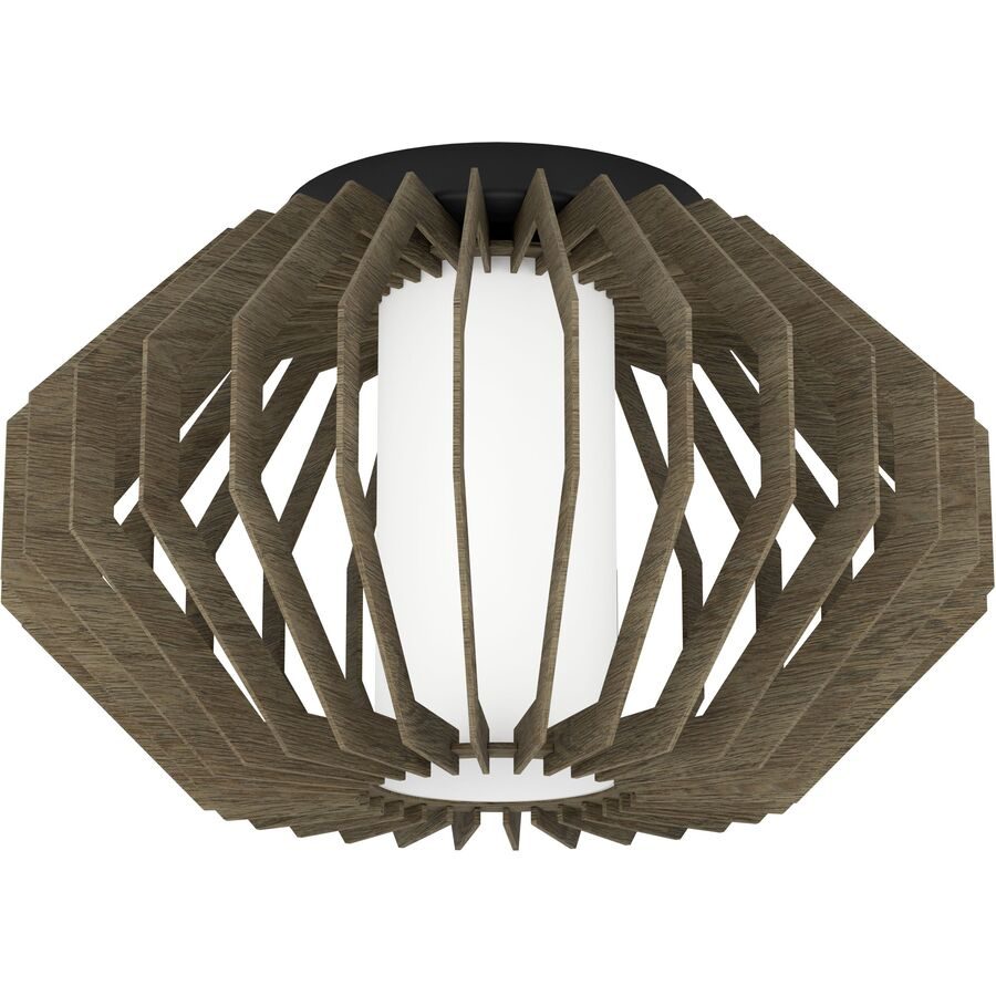 Eglo Deckenlampe Rusticaria Schwarz Stahl 45 cm 27.5 cm - Deckenlampe