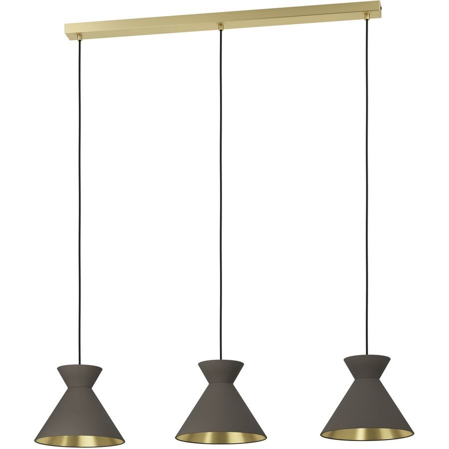 Eglo Pendellampe Nastasia Schwarz Stahl 24 cm 110 cm - Pendellampe