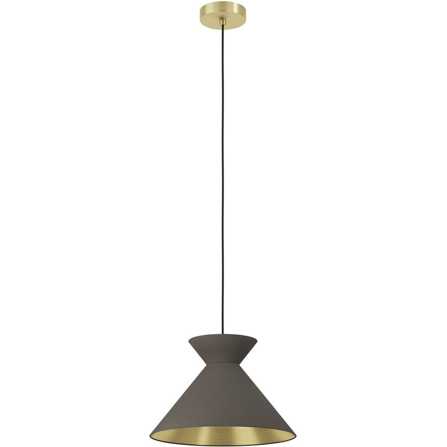 Eglo Pendellampe Nastasia Schwarz Stahl 38 cm 110 cm - Pendellampe