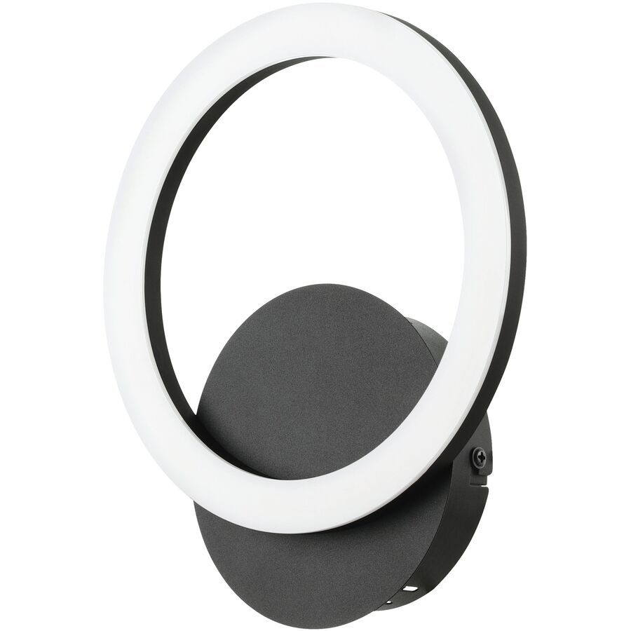 Eglo Wandlampe Parrapos-Z Schwarz Stahl 0 cm 24 cm - LED - Lichtfarbe: Warmweiss - Kaltes Tagesweiss - Wandlampe- LED Energiesparlampe