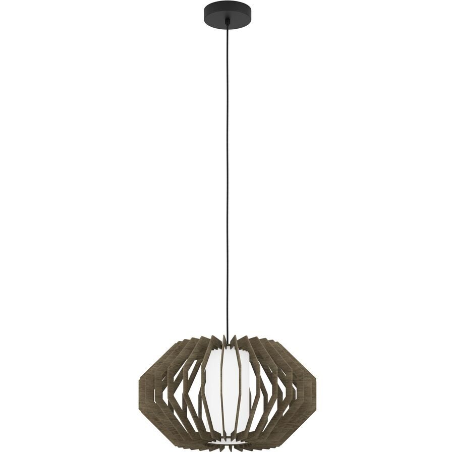 Eglo Pendellampe Rusticaria Schwarz Stahl 45 cm 110 cm - Pendellampe