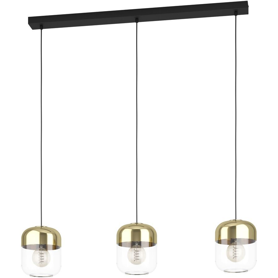 Eglo Pendellampe Maryvilla Schwarz Stahl 17 cm 110 cm - Pendellampe