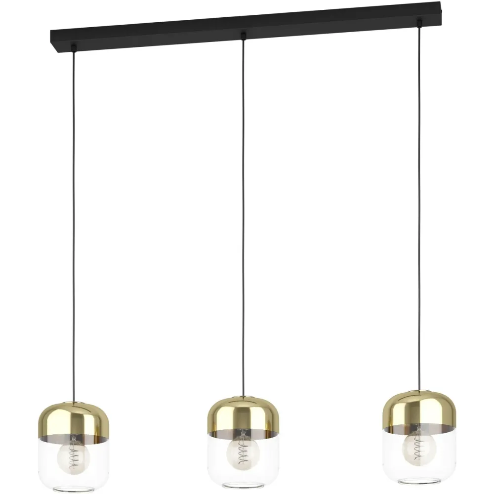 Eglo Pendellampe Maryvilla Schwarz Stahl 17 cm 110 cm - Pendellampe