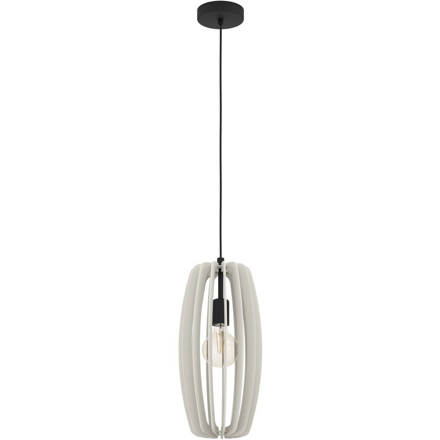 Eglo Pendellampe Bajazzara Schwarz Stahl 26 cm 110 cm - Pendellampe
