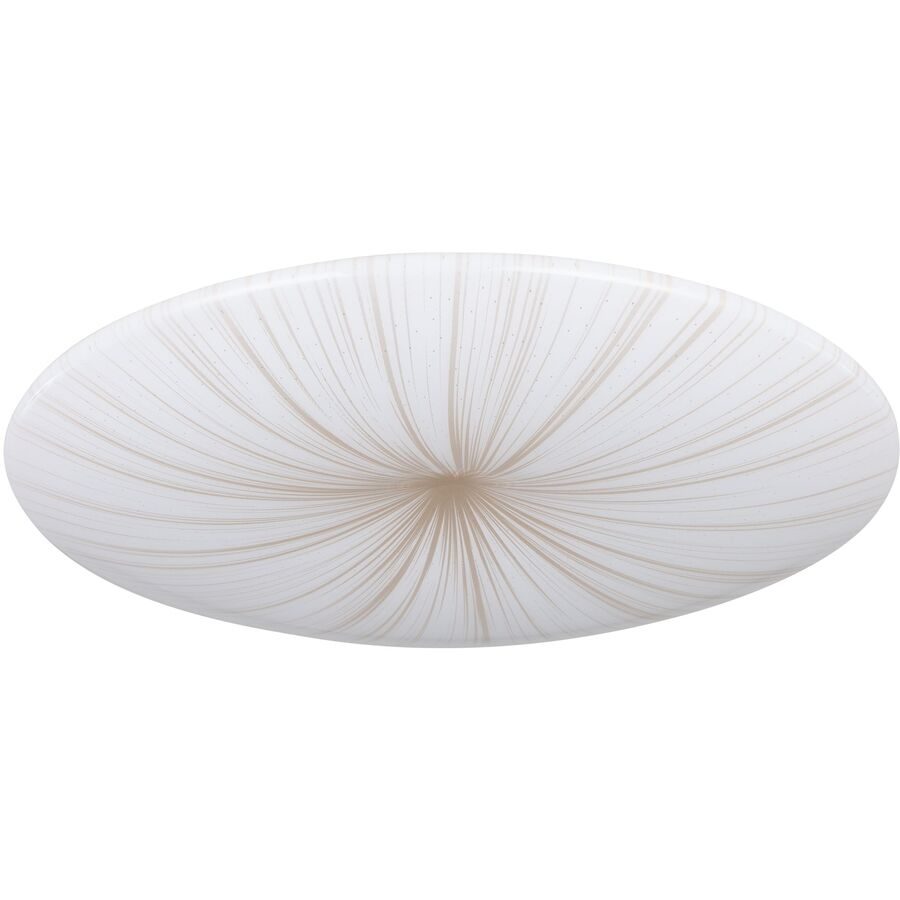 Eglo Deckenlampe Nieves 1 Weiss Stahl 51 cm 7 cm - LED - Lichtfarbe: Warmweiss - Deckenlampe- LED Energiesparlampe