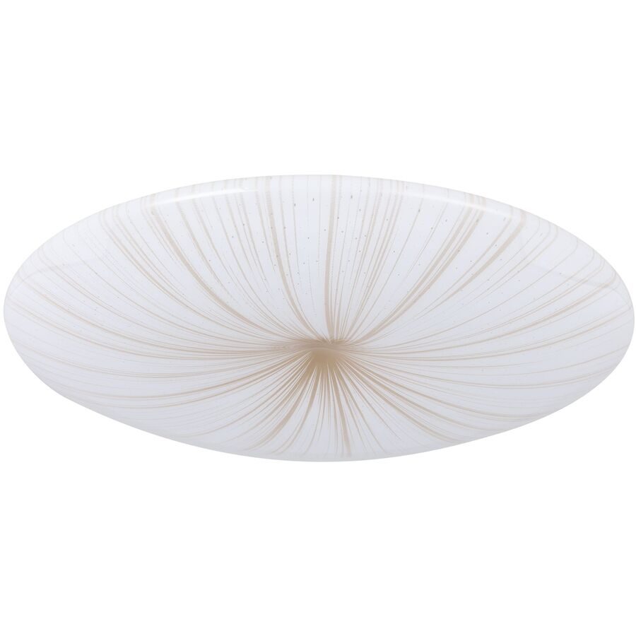 Eglo Deckenlampe Nieves 1 Weiss Stahl 41 cm 6.5 cm - LED - Lichtfarbe: Warmweiss - Deckenlampe- LED Energiesparlampe