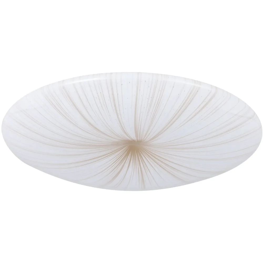 Eglo Deckenlampe Nieves 1 Weiss Stahl 41 cm 6.5 cm - LED - Lichtfarbe: Warmweiss - Deckenlampe- LED Energiesparlampe