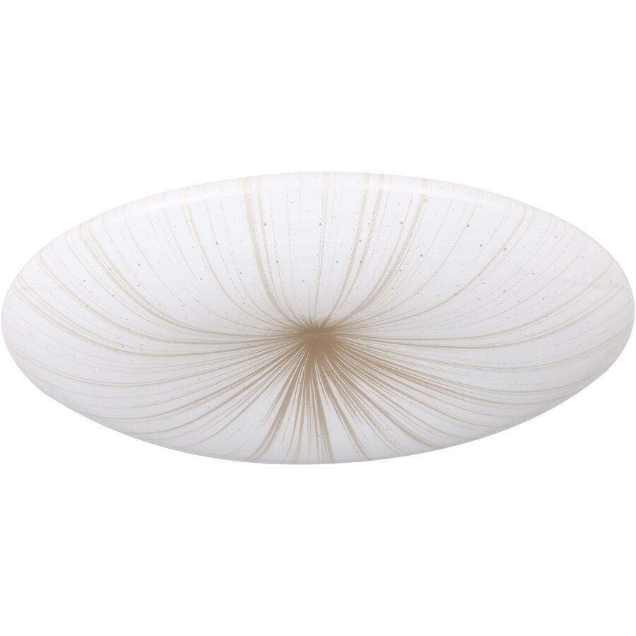Eglo Deckenlampe Nieves 1 Weiss Stahl 31 cm 6 cm - LED - Lichtfarbe: Warmweiss - Deckenlampe- LED Energiesparlampe