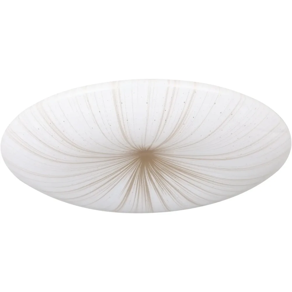 Eglo Deckenlampe Nieves 1 Weiss Stahl 31 cm 6 cm - LED - Lichtfarbe: Warmweiss - Deckenlampe- LED Energiesparlampe