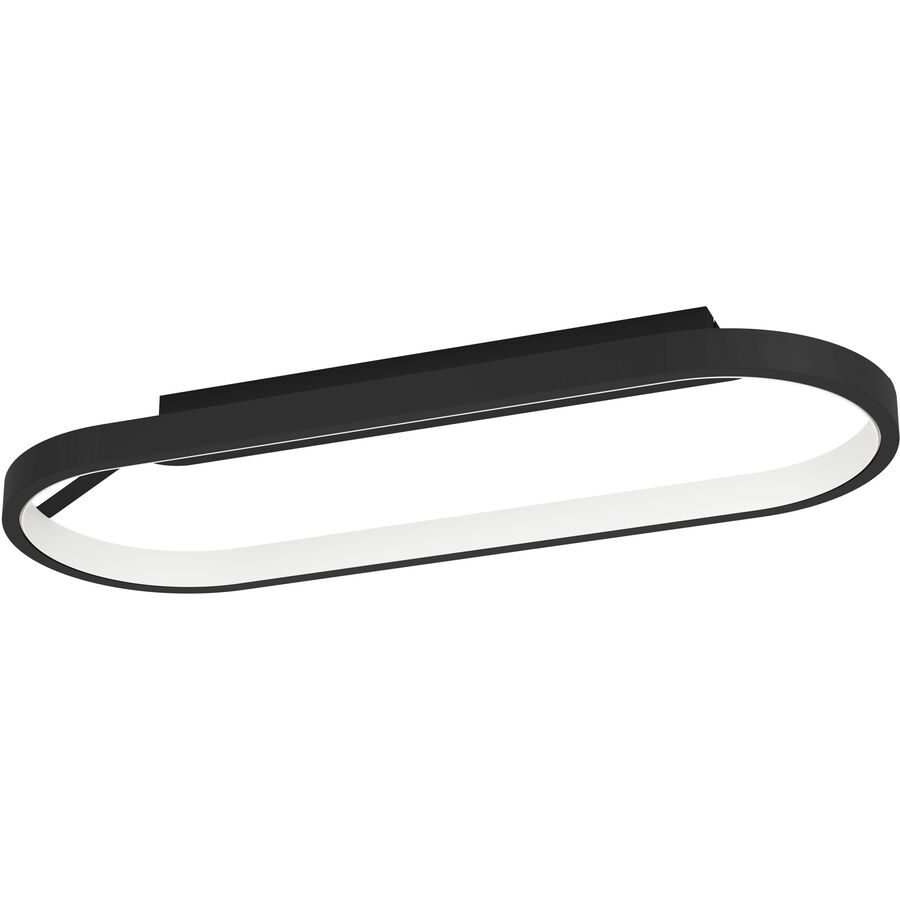 Eglo Deckenlampe Codriales Schwarz Aluminium 30 cm 11.6 cm - LED - Lichtfarbe: Warmweiss - Deckenlampe- LED Energiesparlampe