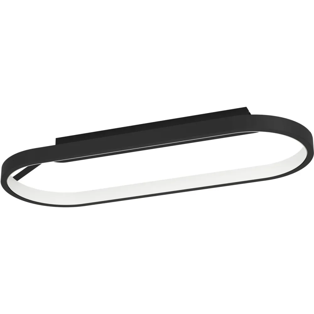Eglo Deckenlampe Codriales Schwarz Aluminium 30 cm 11.6 cm - LED - Lichtfarbe: Warmweiss - Deckenlampe- LED Energiesparlampe