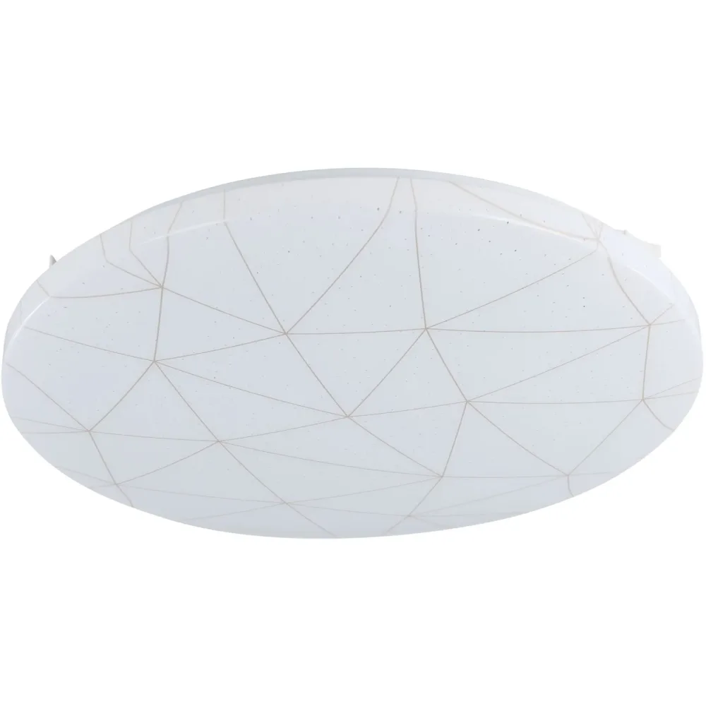Eglo Deckenlampe Rende Weiss Stahl 38 cm 6 cm - LED - Lichtfarbe: Warmweiss - Deckenlampe- LED Energiesparlampe