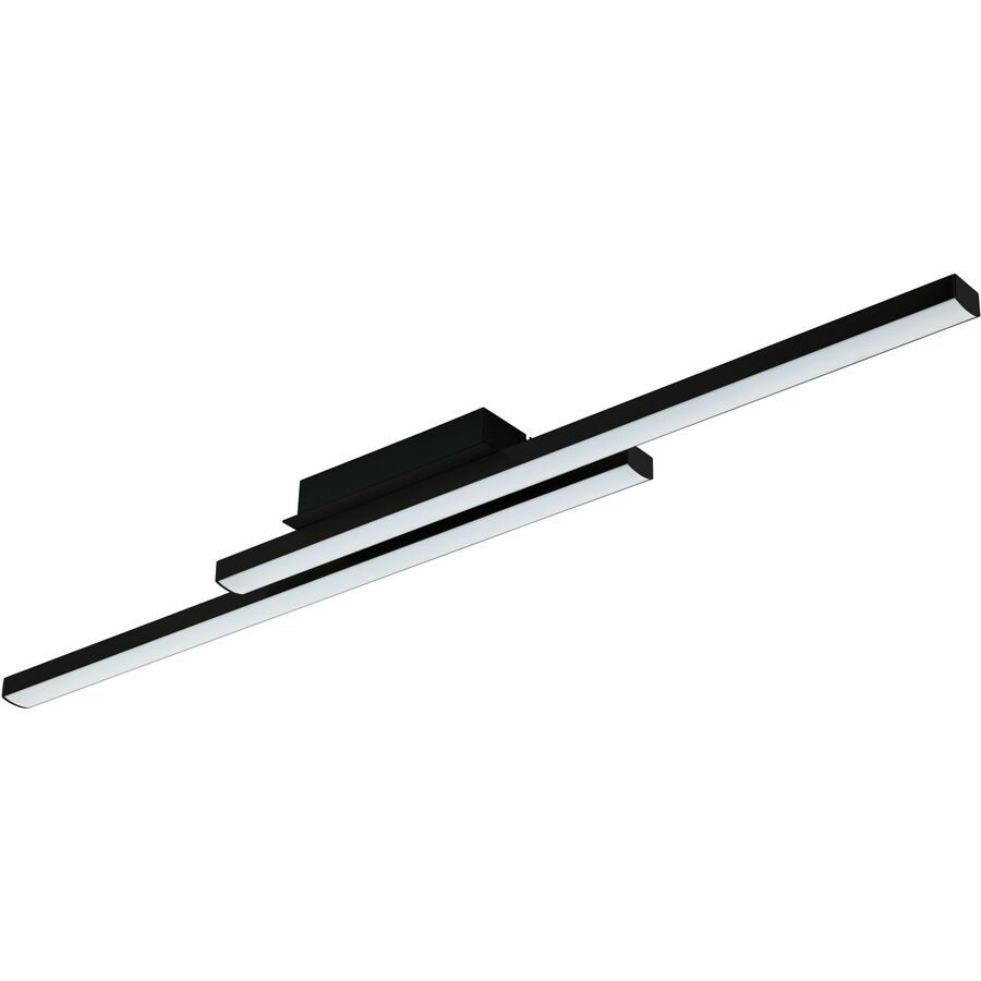 Eglo Deckenlampe Fraioli-Z Schwarz Aluminium 12 cm 6.5 cm - LED - Lichtfarbe: Extra warmweiss - Kaltes Tagesweiss - Deckenlampe- LED Energiesparlampe