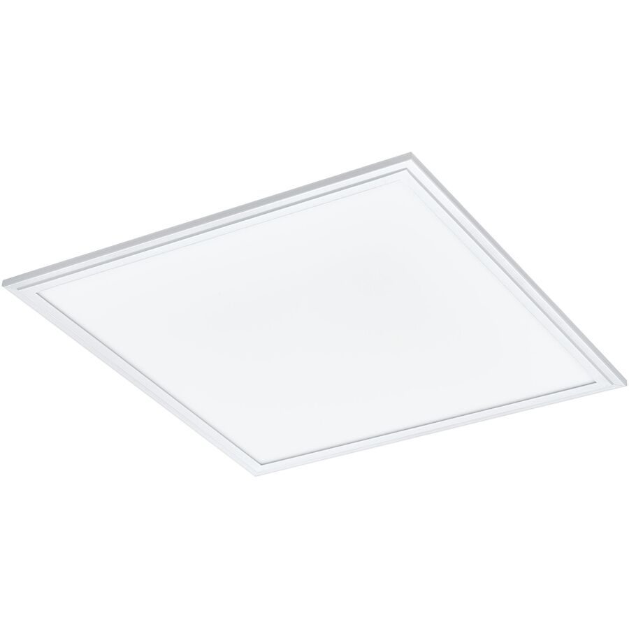 Eglo Deckenlampe Salobrena-Z Weiss Aluminium 45 cm 5 cm - LED - Lichtfarbe: Extra warmweiss - Kaltes Tagesweiss - Deckenlampe- LED Energiesparlampe