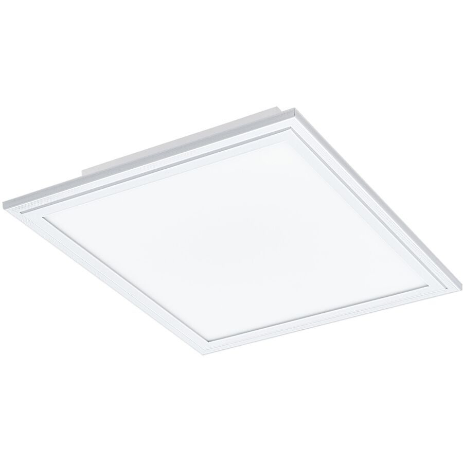 Eglo Deckenlampe Salobrena-Z Weiss Aluminium 30 cm 5 cm - LED - Lichtfarbe: Extra warmweiss - Kaltes Tagesweiss - Deckenlampe- LED Energiesparlampe