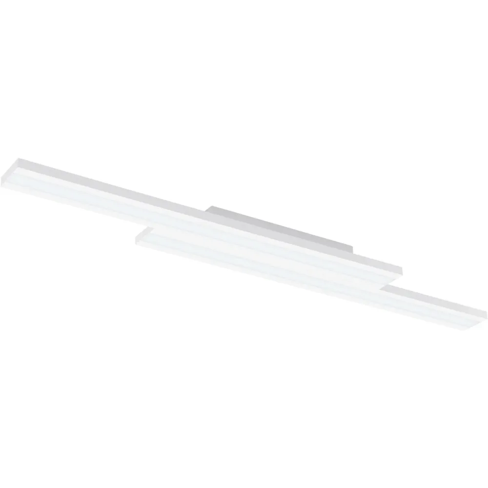 Eglo Deckenlampe Saliteras-Z Weiss Stahl 16 cm 5 cm - LED - Lichtfarbe: Extra warmweiss - Kaltes Tagesweiss - Deckenlampe- LED Energiesparlampe