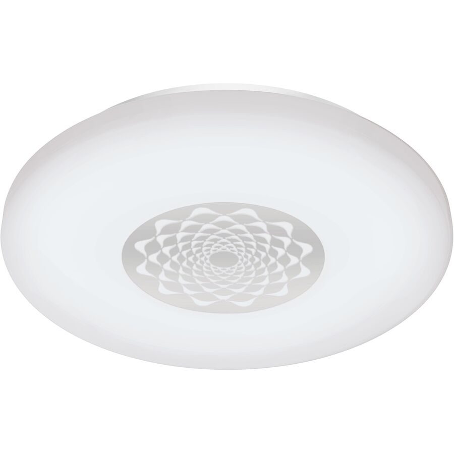 Eglo Deckenlampe Capasso-Z Weiss Stahl 34 cm 7 cm - LED - Lichtfarbe: Extra warmweiss - Kaltes Tagesweiss - Deckenlampe- LED Energiesparlampe