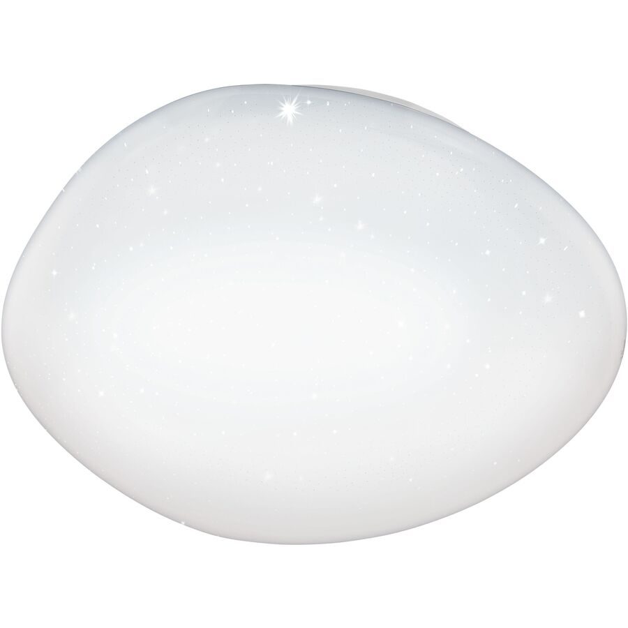 Eglo Deckenlampe Sileras-Z Weiss Stahl 43 cm 6 cm - LED - Lichtfarbe: Extra warmweiss - Kaltes Tagesweiss - Deckenlampe- LED Energiesparlampe