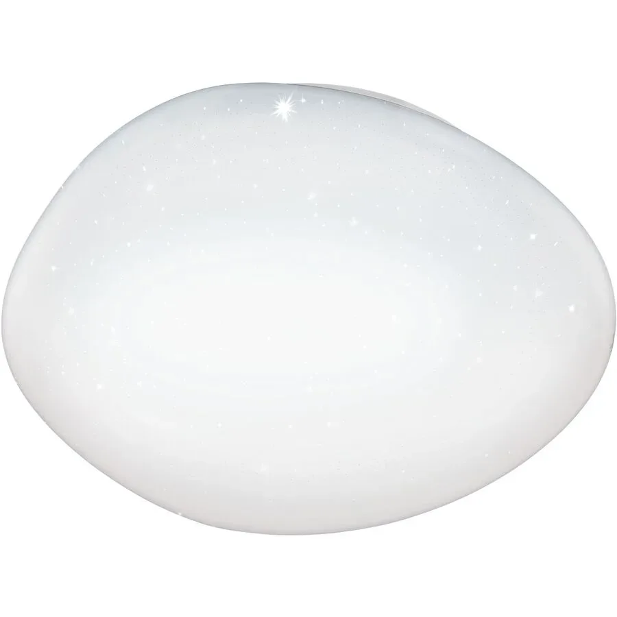 Eglo Deckenlampe Sileras-Z Weiss Stahl 43 cm 6 cm - LED - Lichtfarbe: Extra warmweiss - Kaltes Tagesweiss - Deckenlampe- LED Energiesparlampe