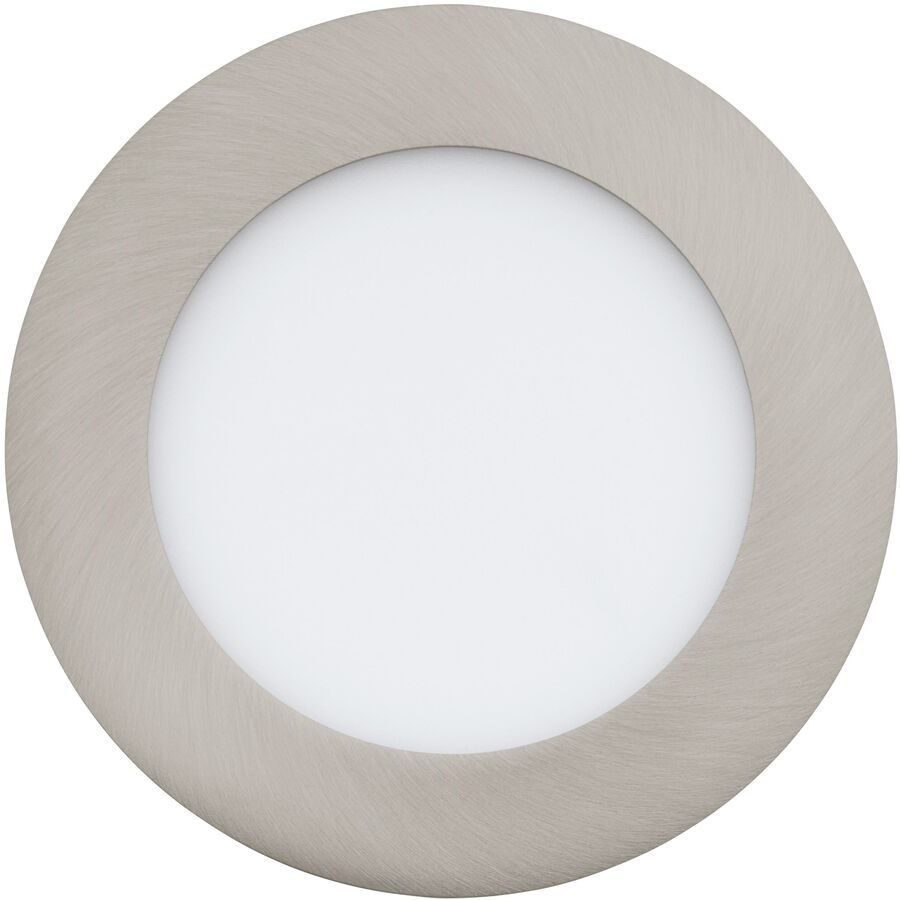 Eglo Spot Fueva-Z Grau Stahl 12 cm 2.6 cm - Farbe: Nickel matt - LED - Lichtfarbe: Extra warmweiss - Kaltes Tagesweiss - Spot- LED Energiesparlampe