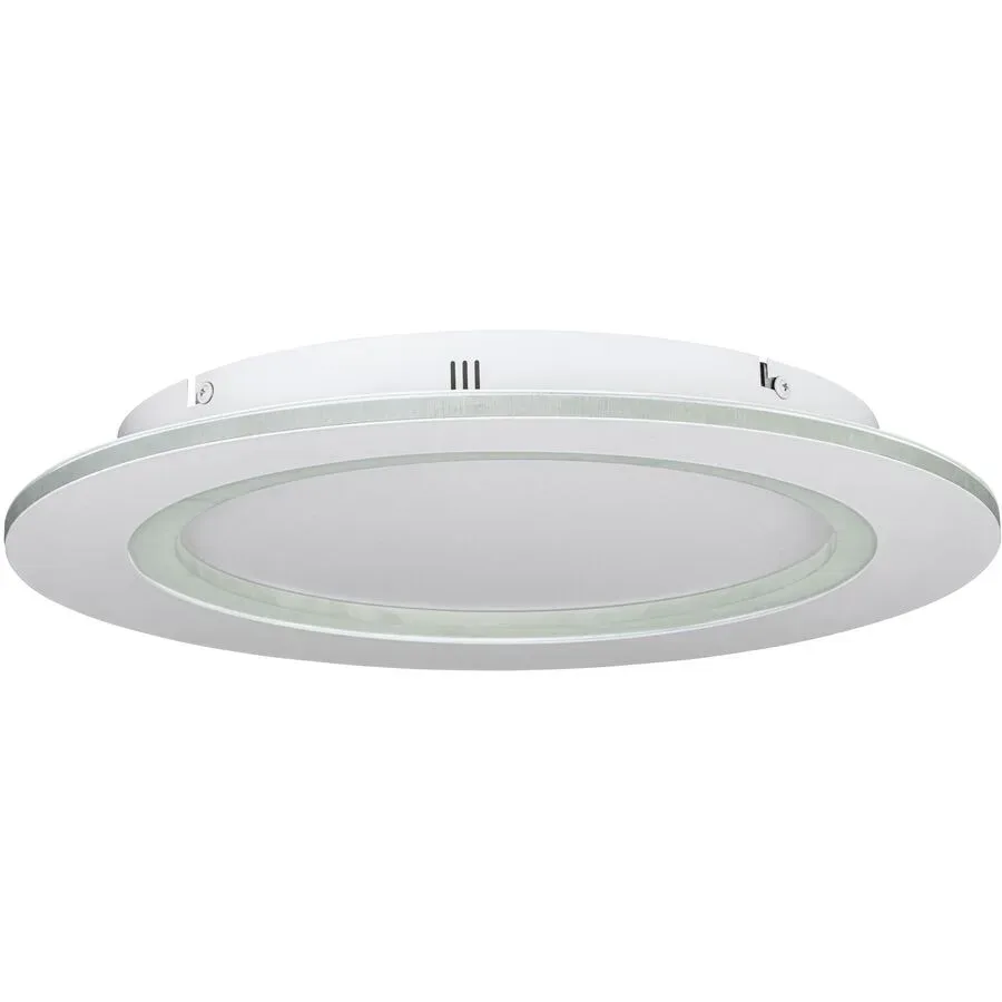 Eglo Deckenlampe Padrogiano-Z Weiss Stahl 45 cm 5 cm - LED - Lichtfarbe: Extra warmweiss - Kaltes Tagesweiss - Deckenlampe- LED Energiesparlampe